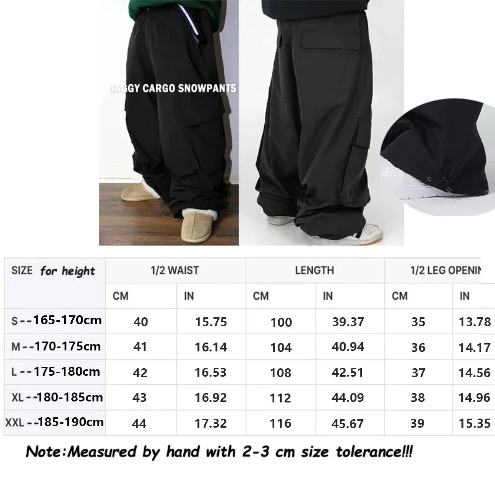 Peak threads baggy parachutes