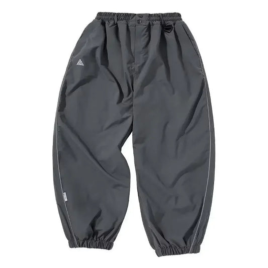 Peak Threads- Gray insulated snow pants