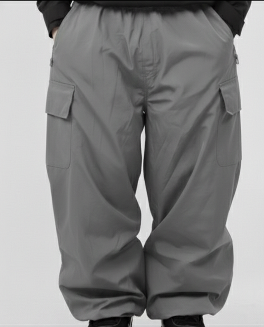 Peak Threads- Gray insulated snow pants